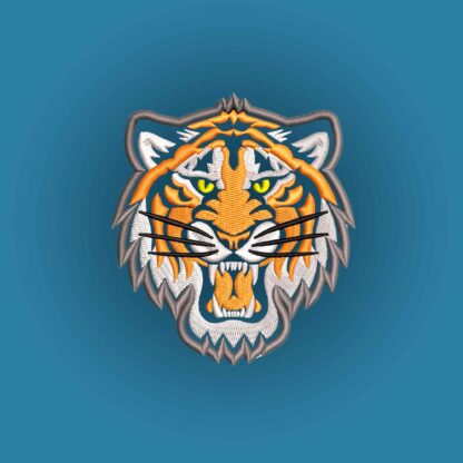 Tiger embroidery design