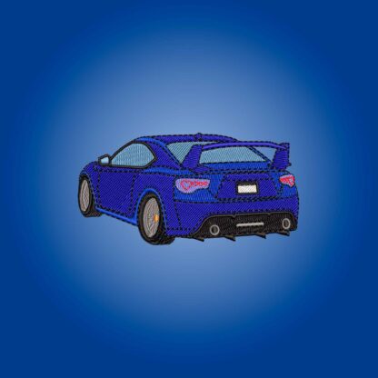 Scion FR-S embroidery design