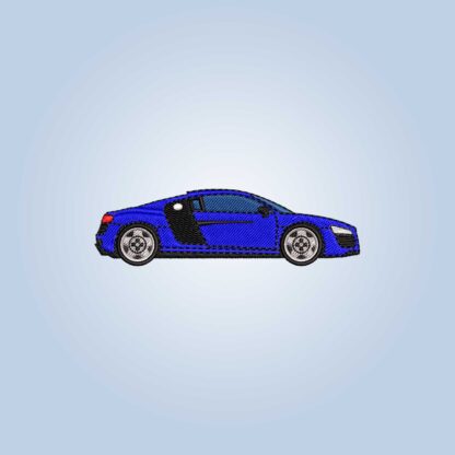 Audi R8 Embroidery design