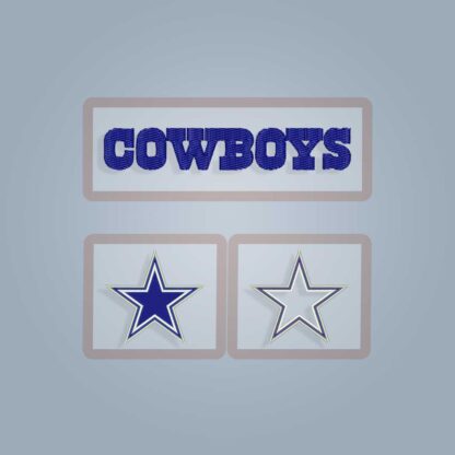 The Dallas Cowboys Embroidery design