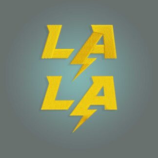 Chargers LA Embroidery design