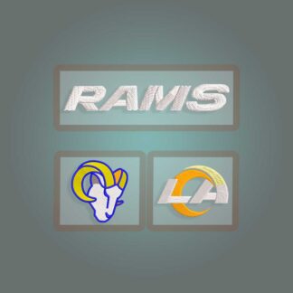 Los Angeles Rams Embroidery design
