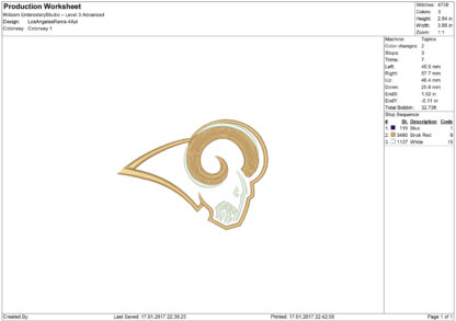 Los Angeles Rams applique files