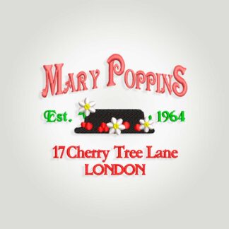 Mary Poppins Est. 1964 Embroidery design
