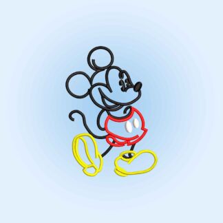 Mickey Mouse Embroidery design