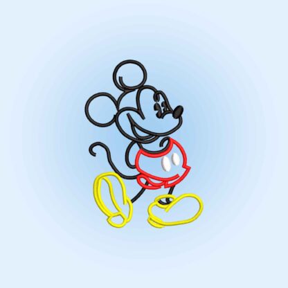 Mickey Mouse Embroidery design