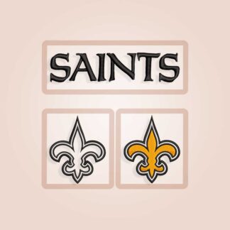 New Orleans Saints Embroidery design