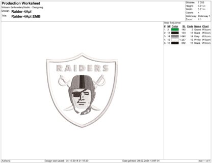 Oakland Raiders applique files