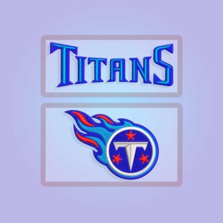 Tennessee Titans Embroidery design