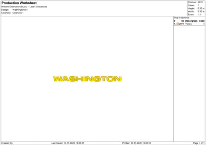 Washington Football Team Embroidery design