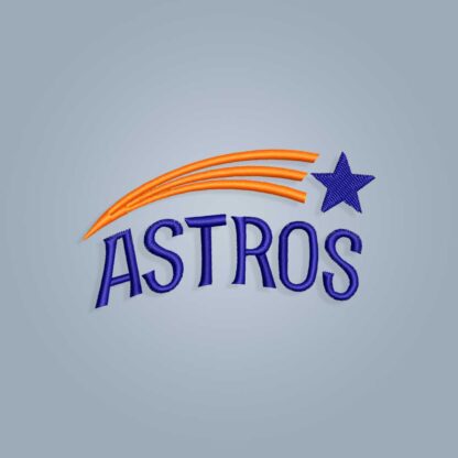 Houston Astros Embroidery designs