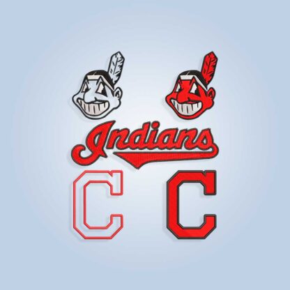 Cleveland Indians Embroidery design