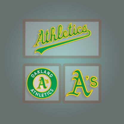 Oakland Athletics Embroidery design