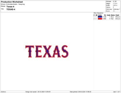 Texas Rangers Embroidery designs