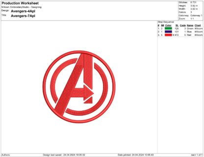 Avengers logo Applique