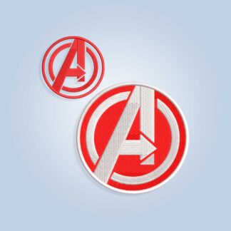Avengers logo embroidery design