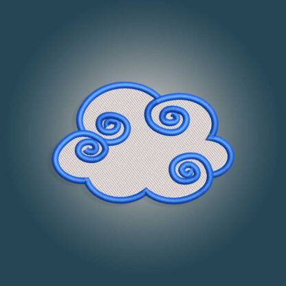 Cloud Embroidery design