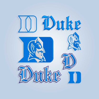 Duke Blue Devils Embroidery design