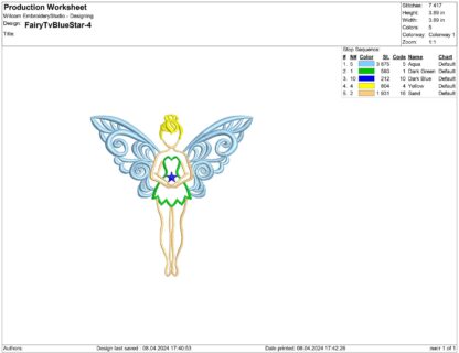 Pixie Embroidery design