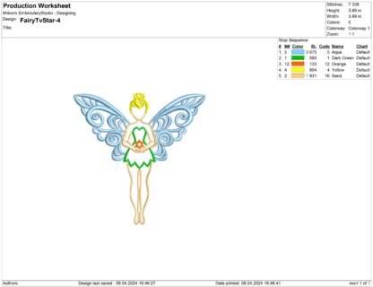 TinkerBell Embroidery design