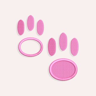 Kitten Paw embroidery design and Kitten Paw applique
