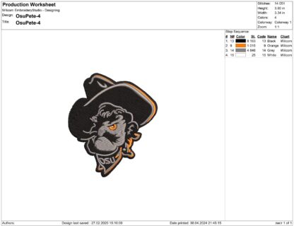 Pete Embroidery design files - Image 2