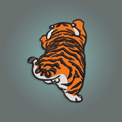 Fat Tiger Embroidery design