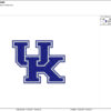 Kentucky Wildcats Embroidery design