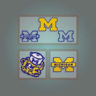 Michigan Wolverines Embroidery design