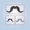 The Mexican style mustache embroidery design