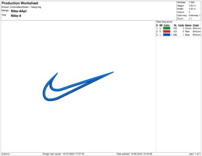 Nike logo applique files