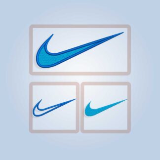 Swoosh Nike embroidery design