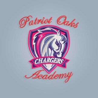 Patriot Oaks Academy Embroidery design