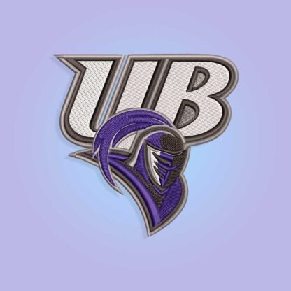 Bridgeport Purple Knights Embroidery design