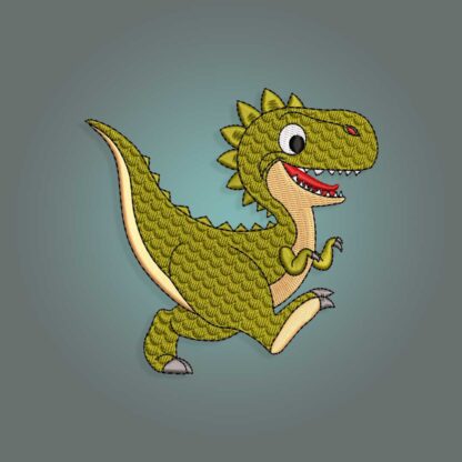 Dinosaur T-Rex Embroidery design