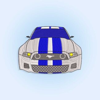 Shelby GT500 Ford Mustang Embroidery design