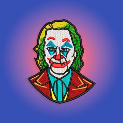 Joker embroidery design