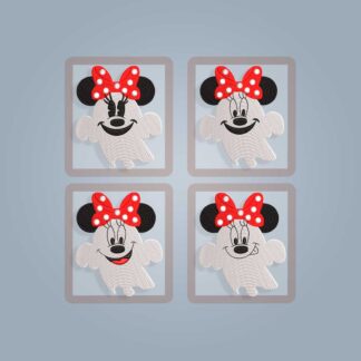 Minnie Mouse Ghost Halloween Embroidery design