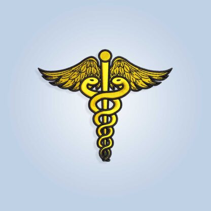 Caduceus Embroidery design