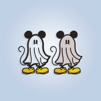 Halloween Mouse Ghost Embroidery design