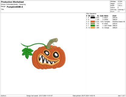 Halloween Embroidery design