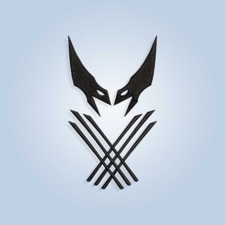 Wolverine Logo Embroidery design