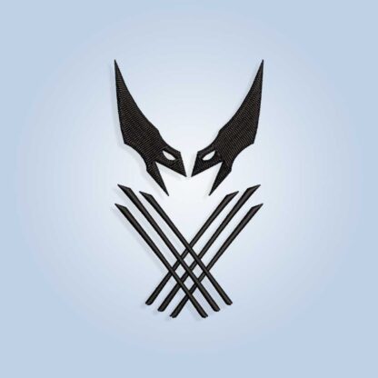 Wolverine Logo Embroidery design