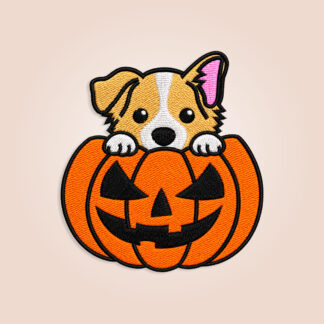 Halloween Dog Embroidery design