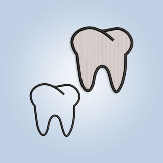 Tooth Embroidery design files