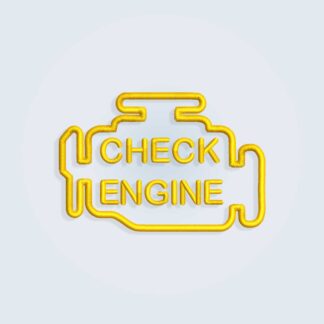 Check Engine light Embroidery design