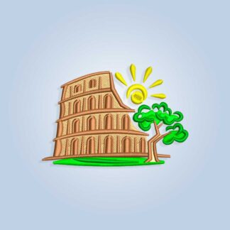 Colosseum Embroidery design