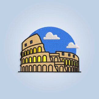 Colosseum Embroidery design