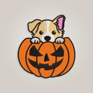 Halloween Dog Embroidery design