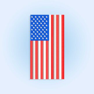 USA flag Embroidery design